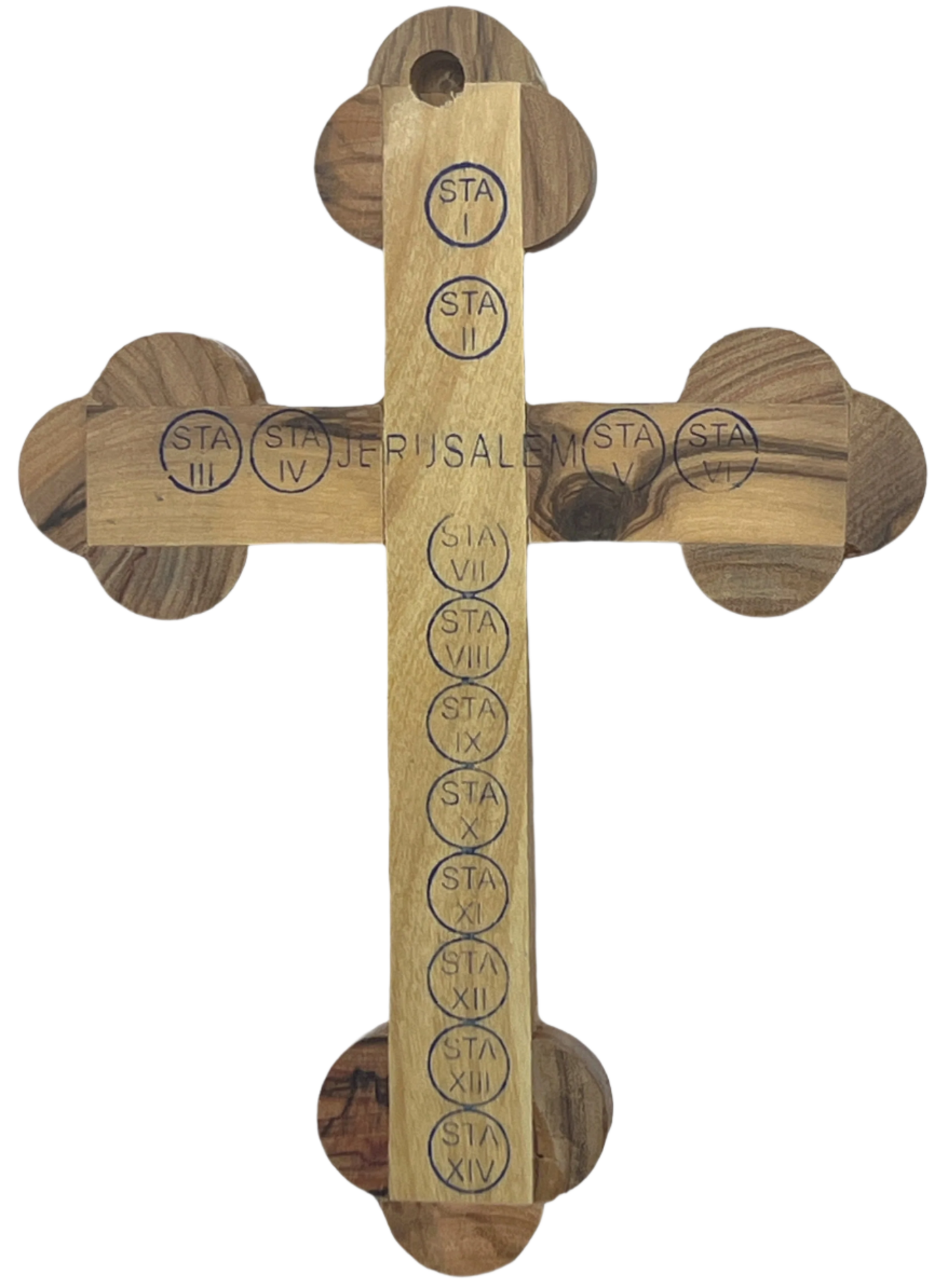 5" Roman Cross Including one Holy Land Essences