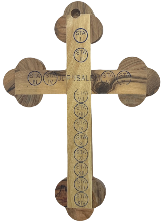 5" Roman Cross Including one Holy Land Essences