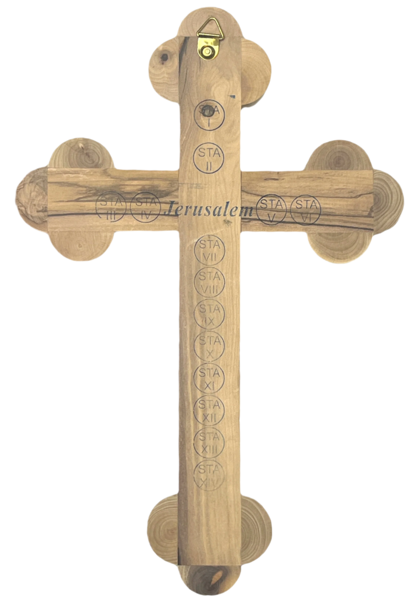 11" Roman Cross Including Four Holy Land Essences