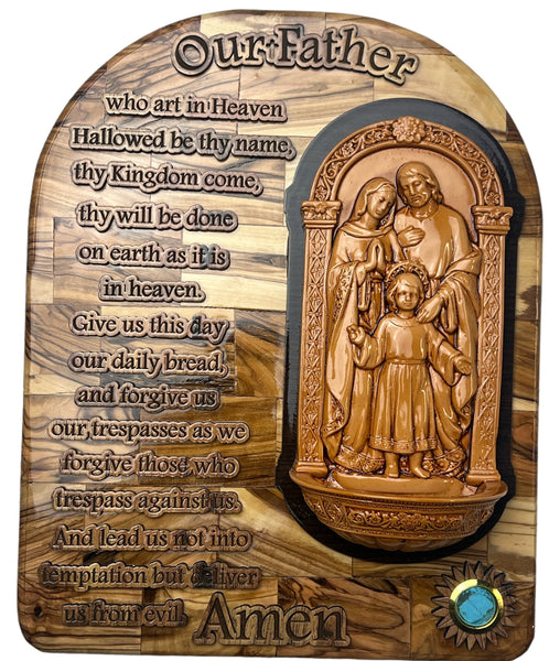 Holy Family With Lords Prayer
