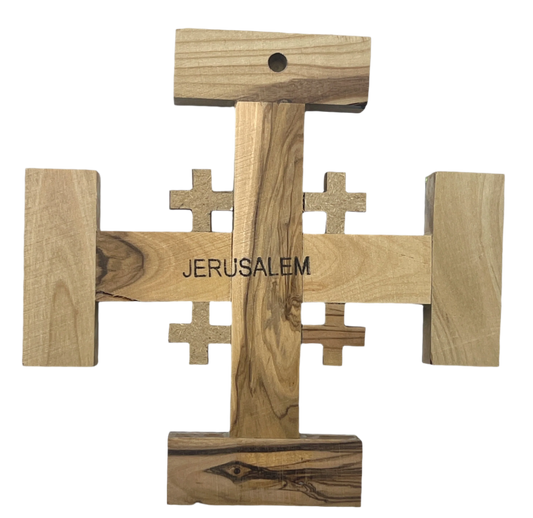 4.5" plain Jerusalem Cross