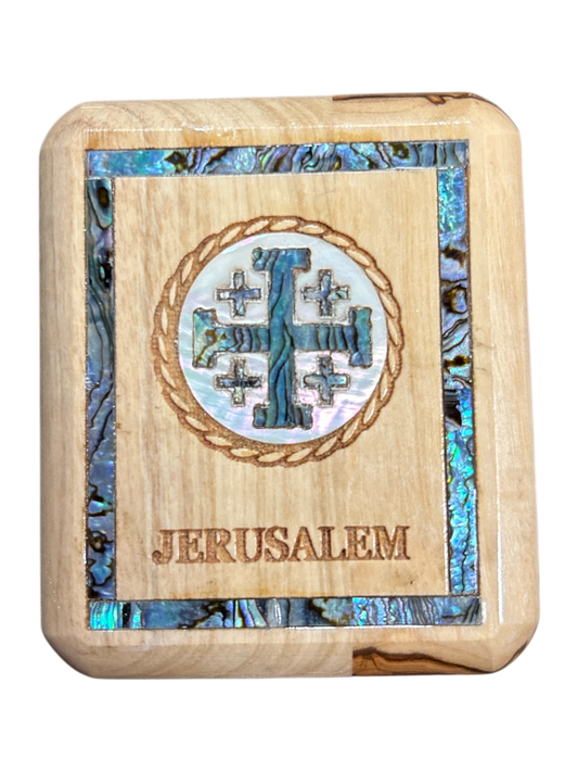 Jerusalem Cross Jewelry Box