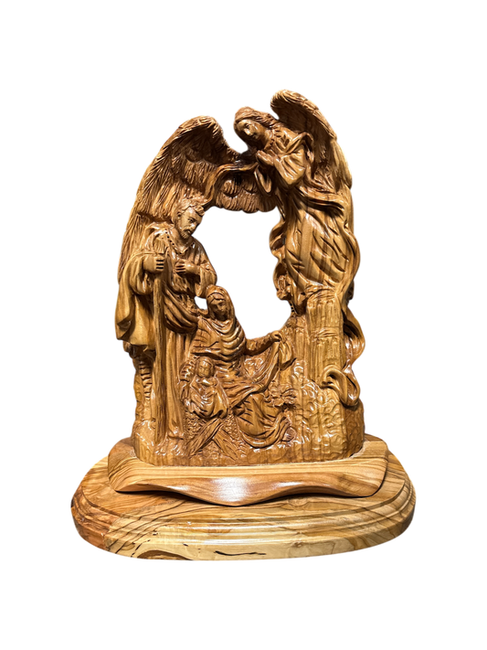 Holy Family with Angel