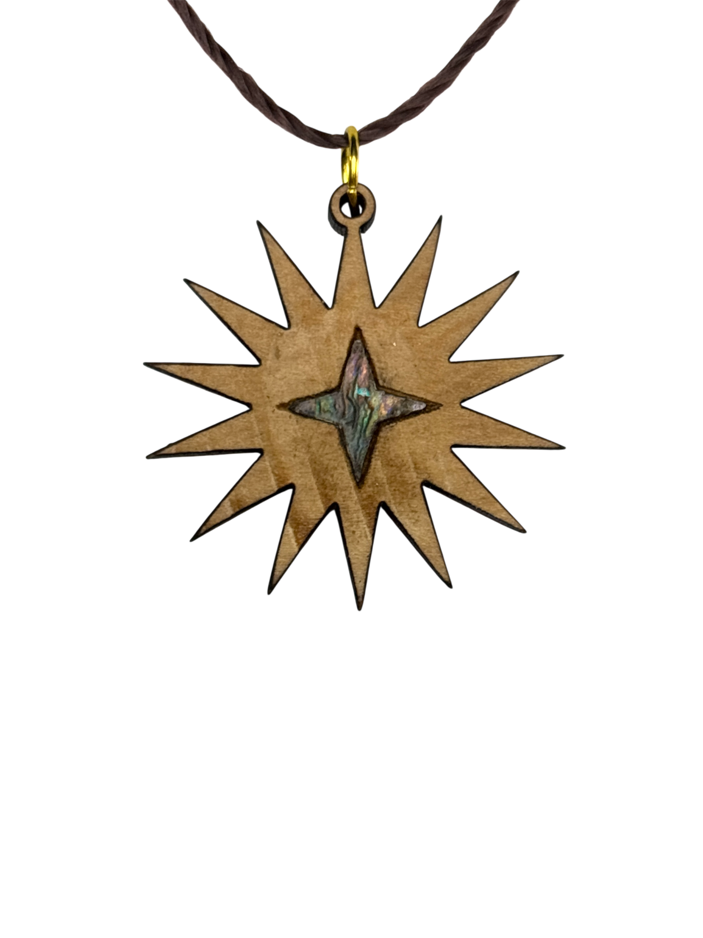 Adjustable Necklace with Star of Bethlehem Pendant