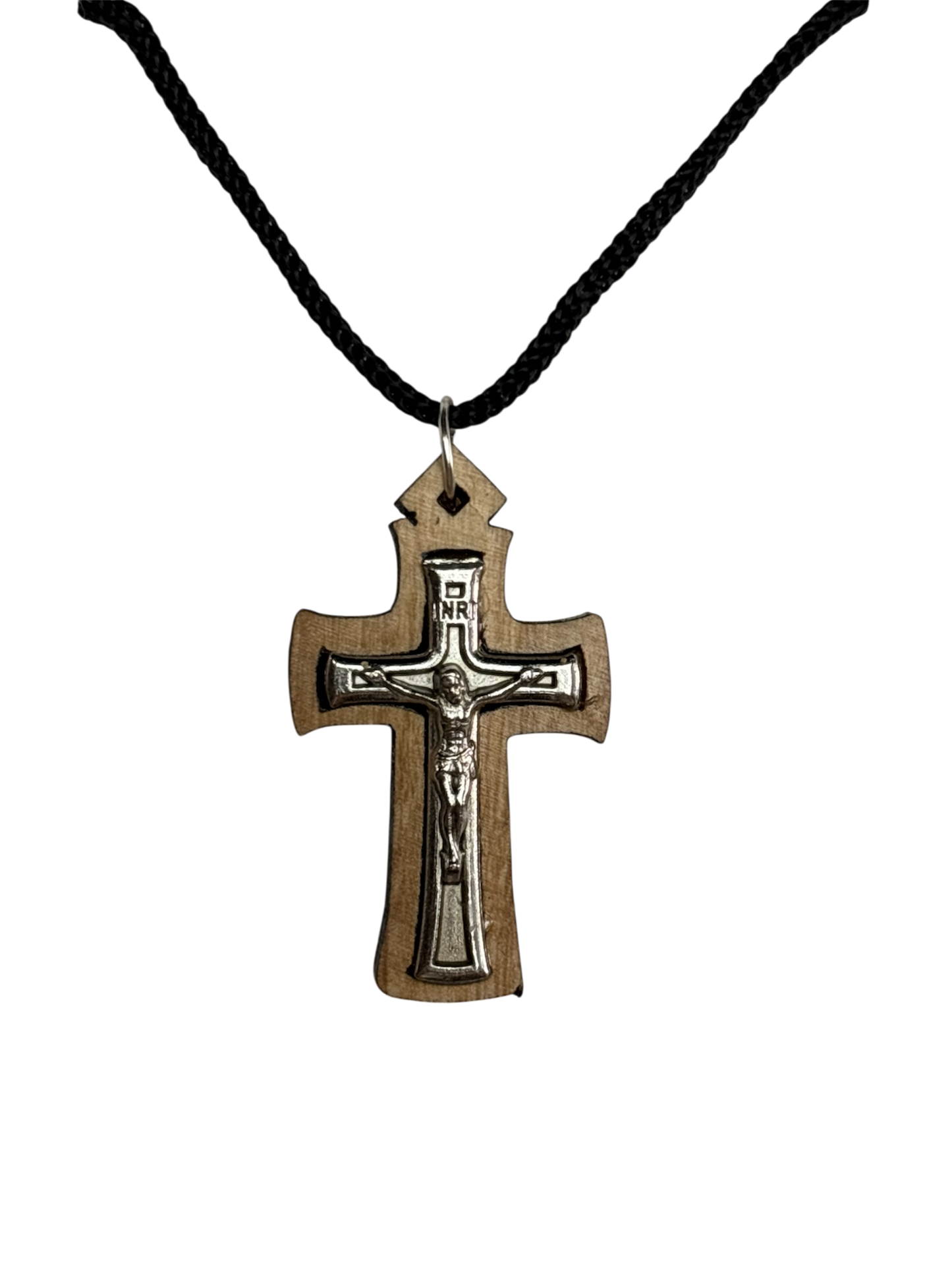 Adjustable Necklace with Latin Cross Pendant