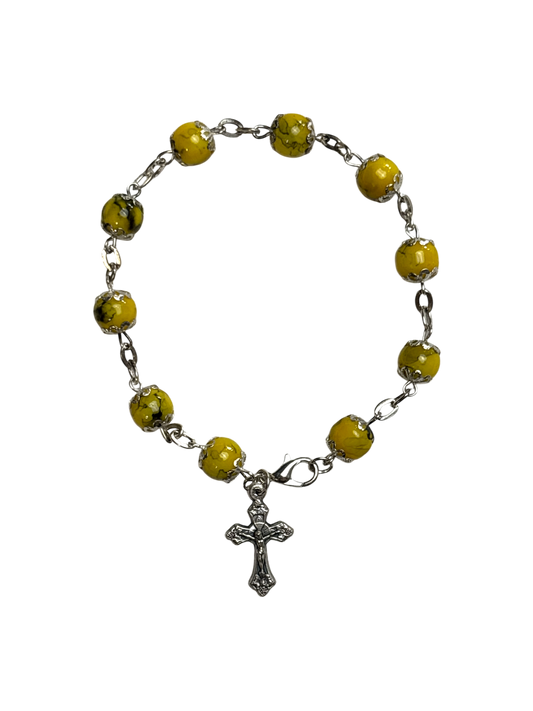 Yellow Coral Bracelet
