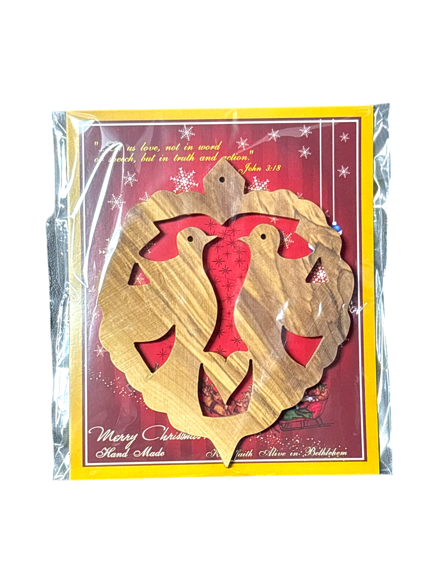 Two Doves Christmas Ornament