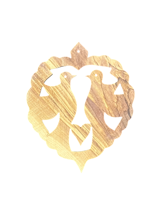 Two Doves Christmas Ornament