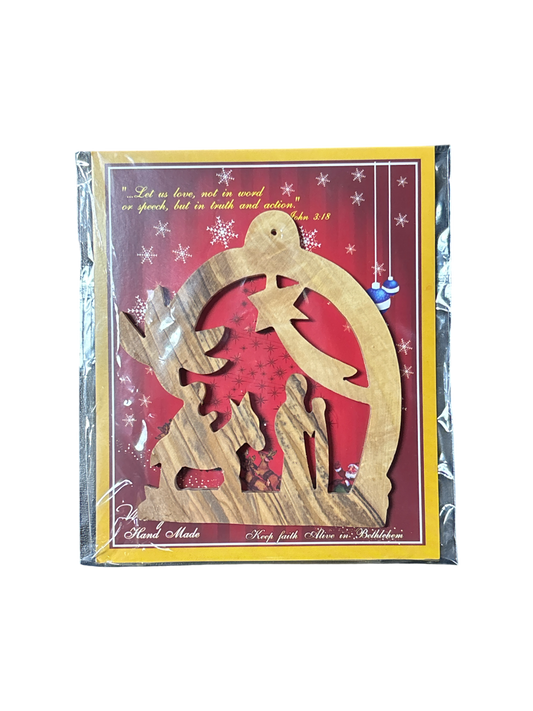 Flight to Egypt Star Christmas Ornament
