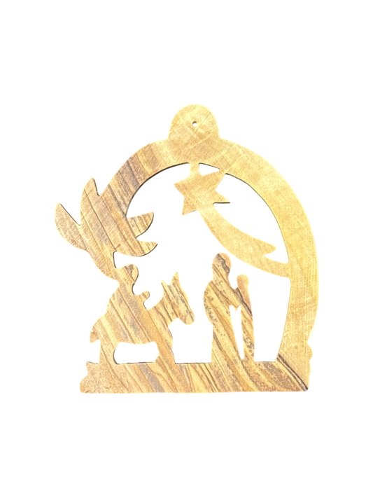 Flight to Egypt Star Christmas Ornament