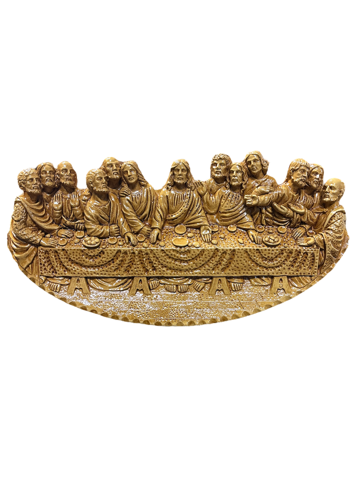 Oval Last Supper with the Stations of the Cross