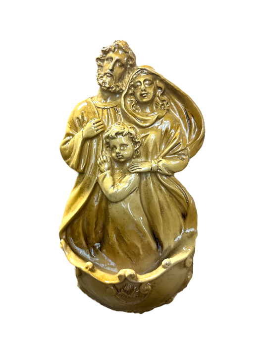 Holy Family Mother of Pearl Plate