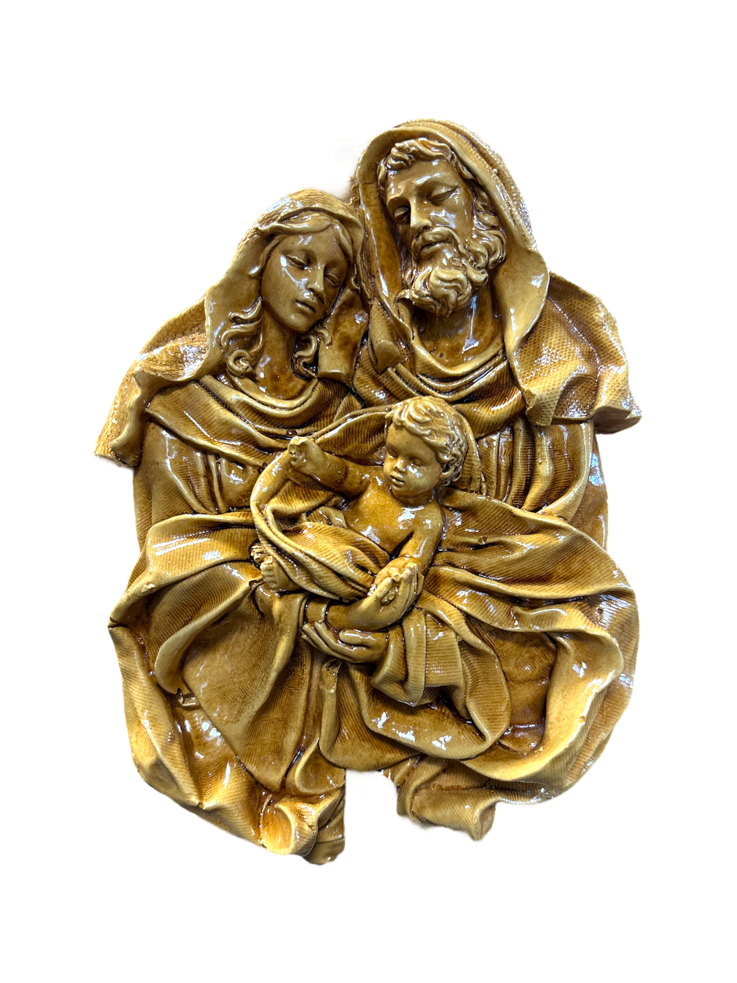 Flower Holy Family Plate