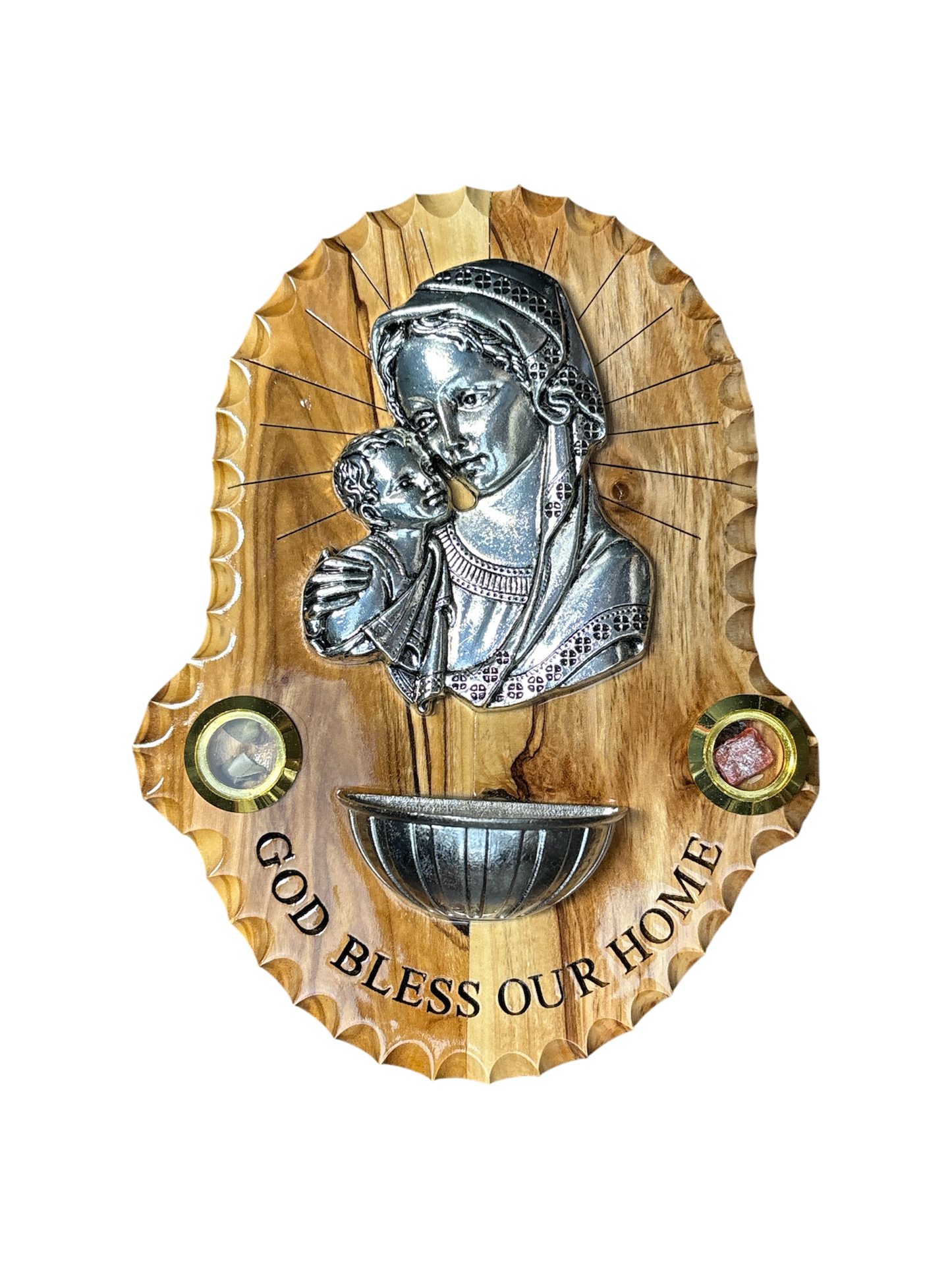 Virgin Mary Wall Plaque