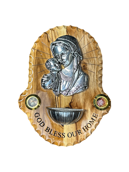 Virgin Mary Wall Plaque