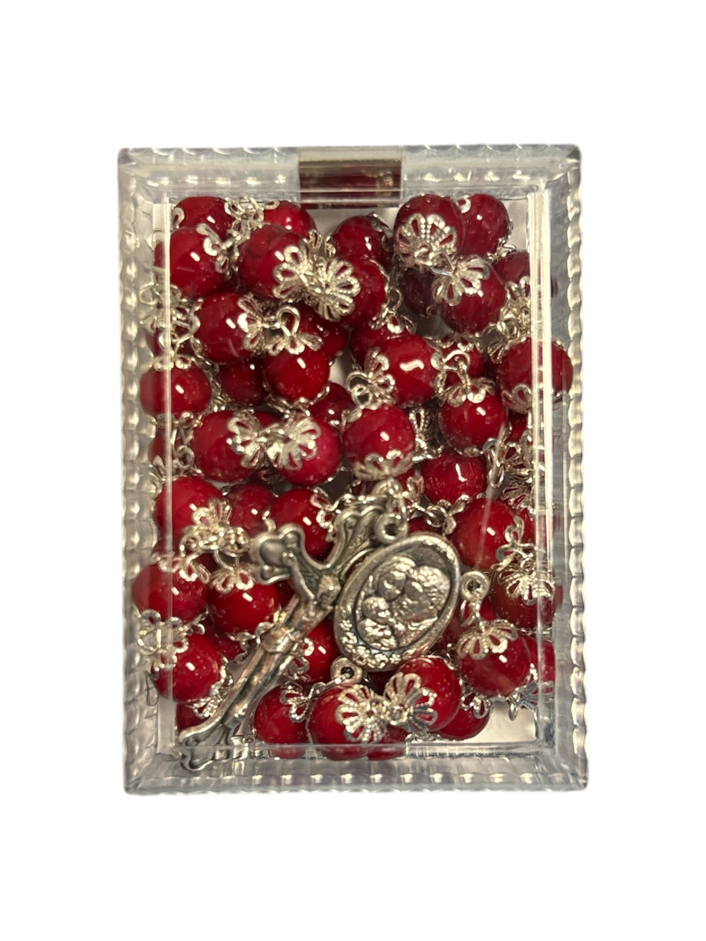 Red Coral Rosary
