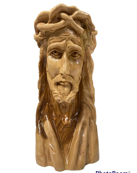 9" Jesus Face Statue
