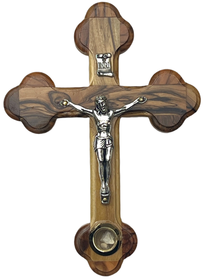 5" Roman Cross Including one Holy Land Essences
