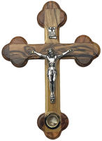 5" Roman Cross Including one Holy Land Essences