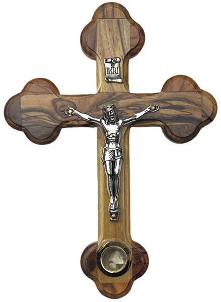 5" Roman Cross Including one Holy Land Essences