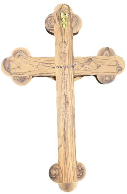 15" Roman Cross with mother of pearl