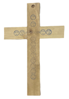 6.5" Latin Cross Including Four Holy Land Essences