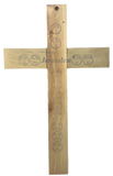 10" Latin Cross Including Four Holy Land Essences