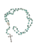 Aqua crystal Rosary