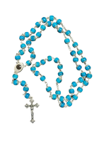 Blue Coral Rosary