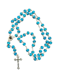 Blue Coral Rosary