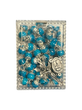 Blue Coral Rosary