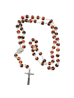 Burnt Orange Coral Rosary