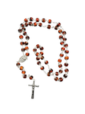 Burnt Orange Coral Rosary