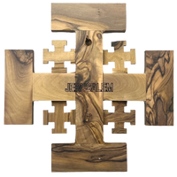 6" God Bless Our Home Jerusalem Cross