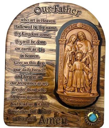 Holy Family With Lords Prayer