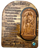 Holy Family With Lords Prayer