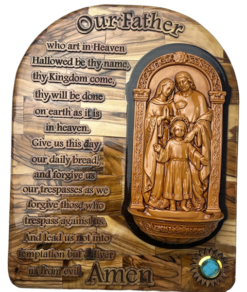 Holy Family With Lords Prayer