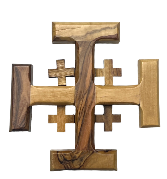 4.5" plain Jerusalem Cross