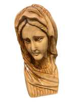 Virgin Mary Face Statue