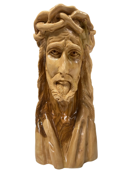 9" Jesus Face Statue