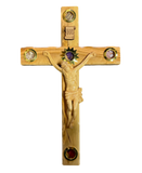 Latin Cross with olive wood crucifix