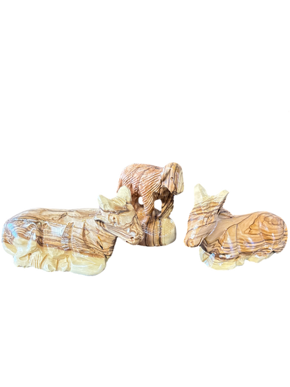 Nativity Set with Music Box