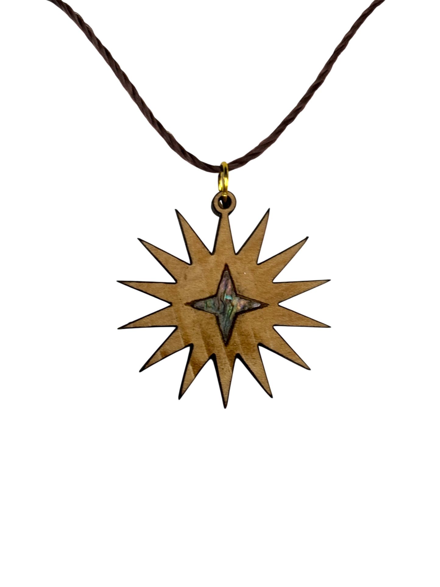 Adjustable Necklace with Star of Bethlehem Pendant
