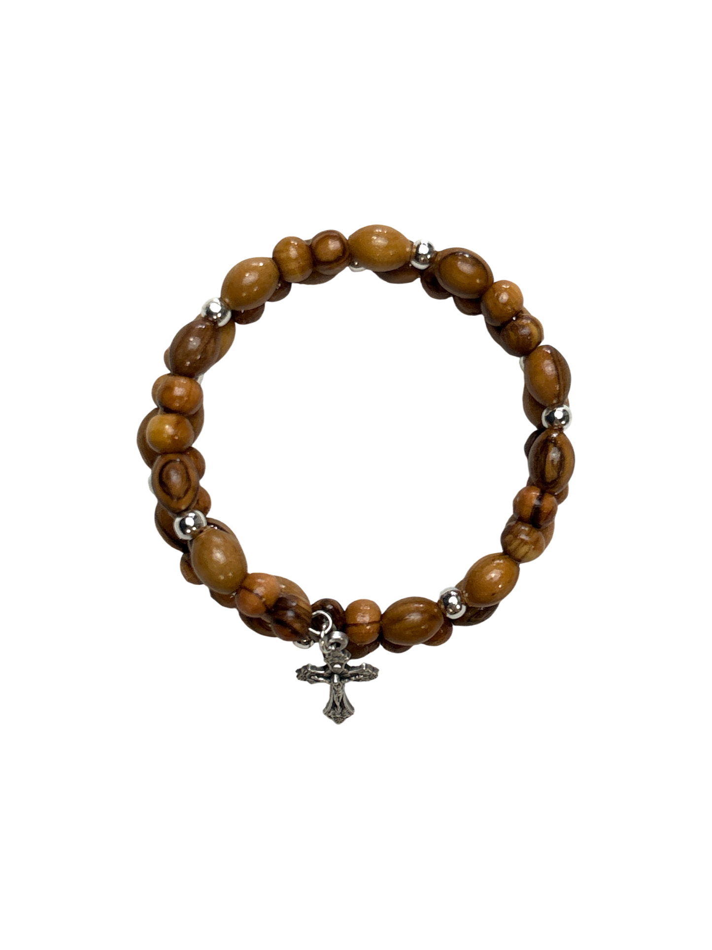 3 Twist Olive wood bracelet