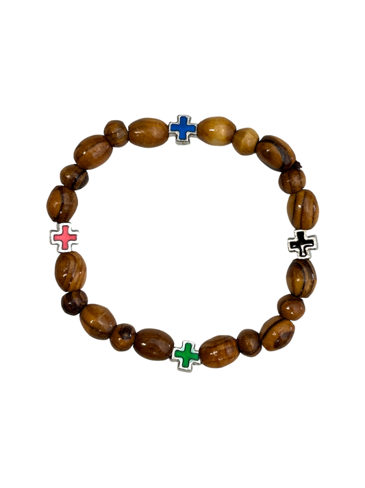 Four cross beaded Bracelet