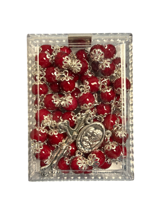 Red Coral Rosary
