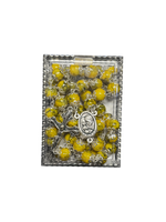 Yellow Coral Rosary