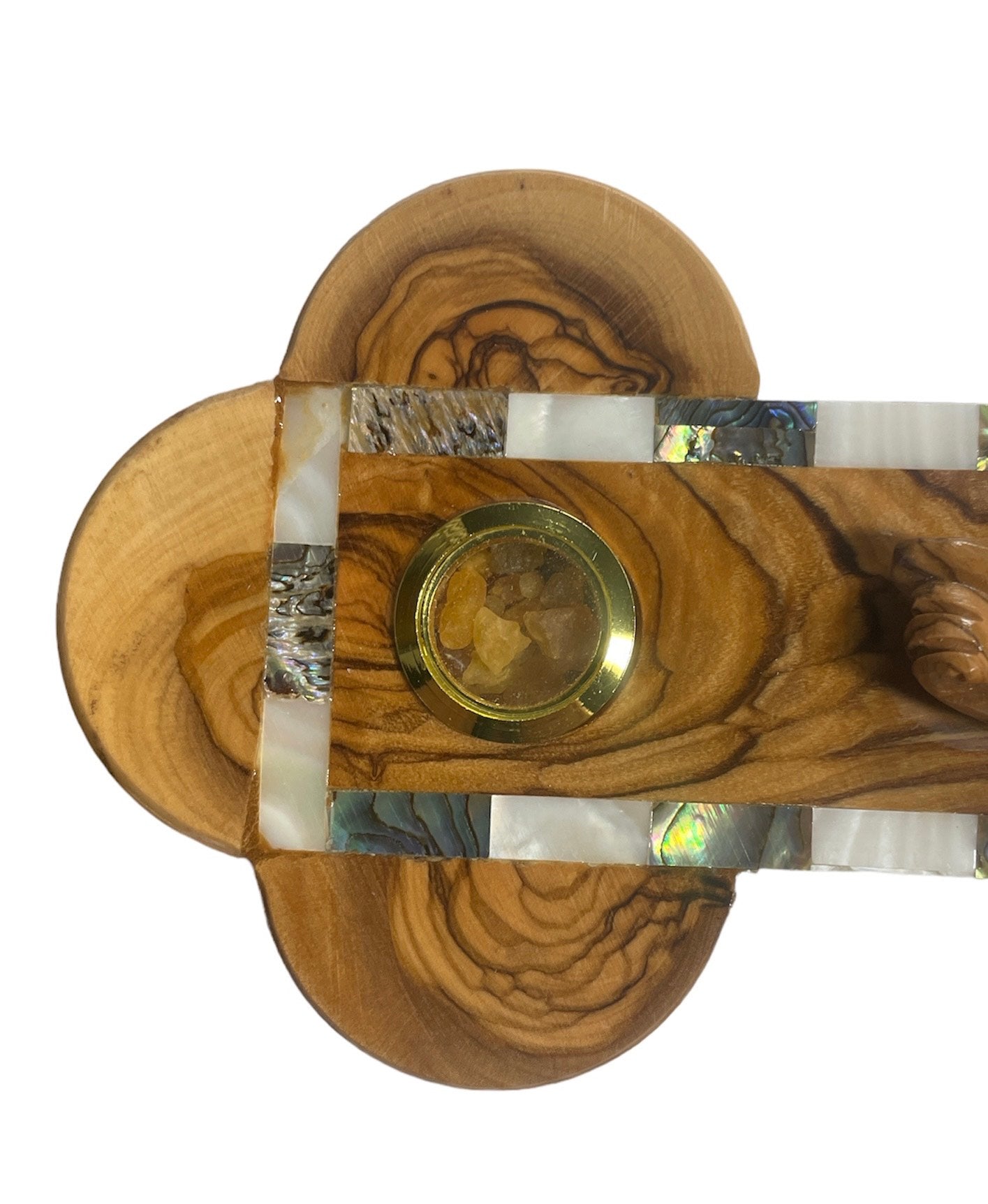 22" Roman Cross with Mother of Pearl