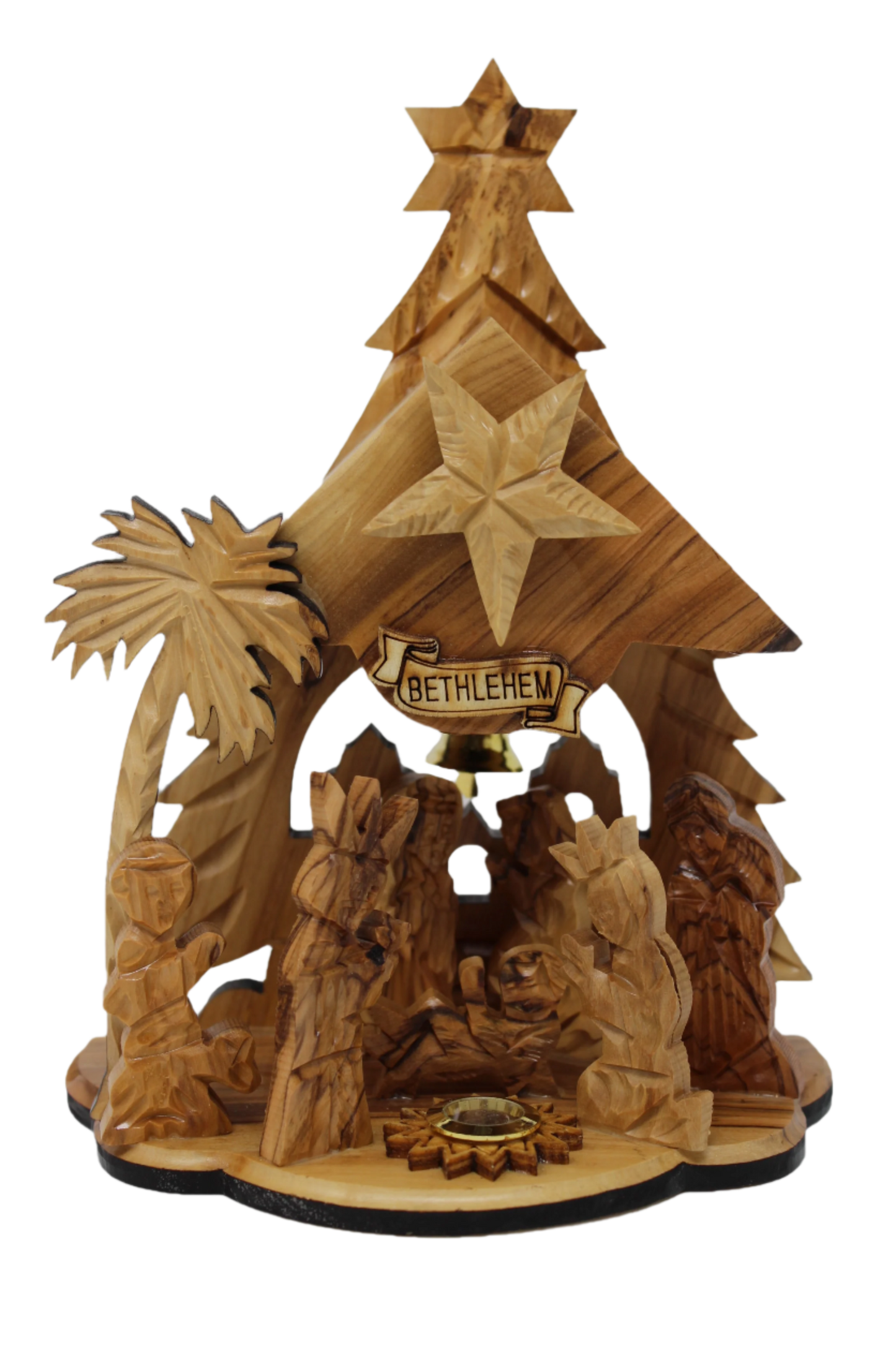 Nativity Set with Music Box